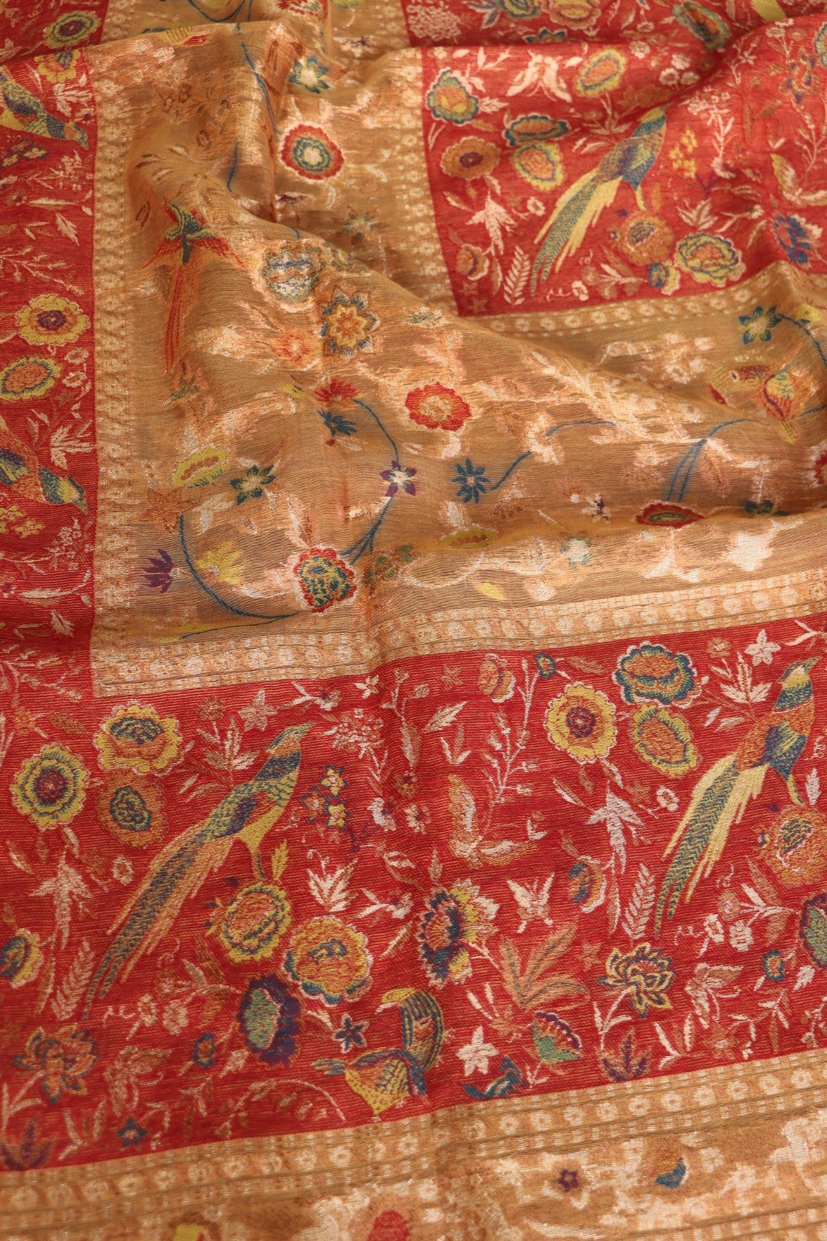 Sunset Yellow Kani Silk Suit