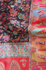 Black Kani Silk Figure Dupatta