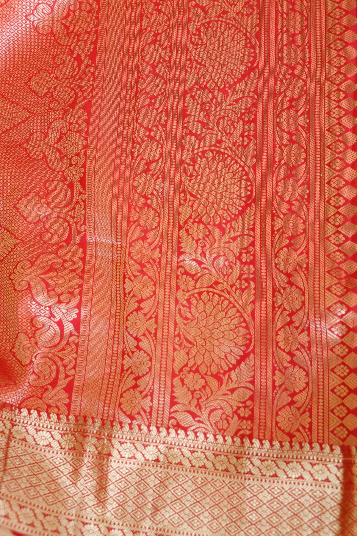 Black Kani Kanjivaram Silk Saree