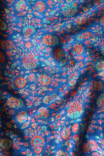 Ink Blue Kani Silk Linen Suit with ZariImperial Weaves