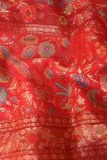 Red Kani Silk Suit