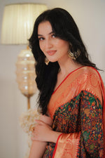 Green Kani Kanjivaram Silk Saree