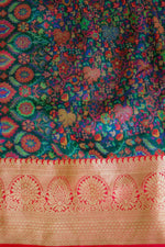 Green Kani Kanjivaram Silk Saree