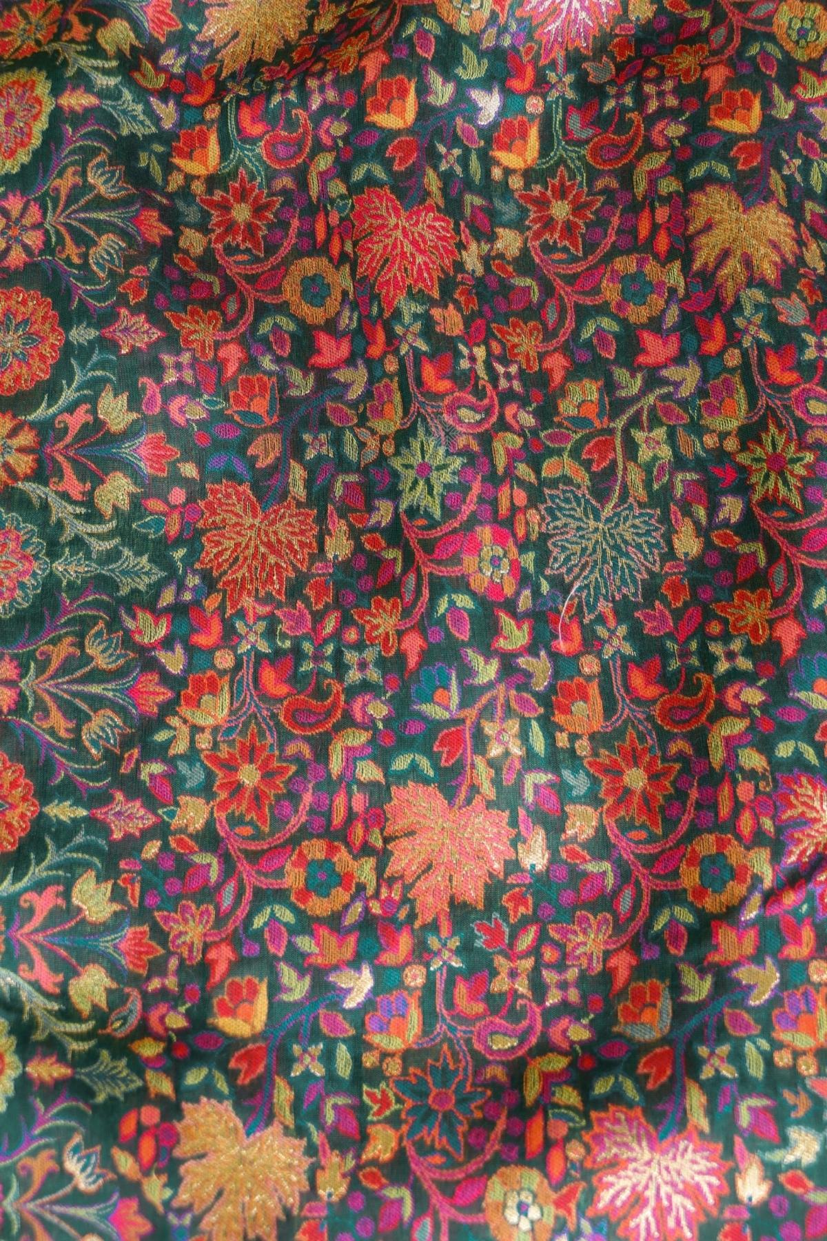 Green Kani Kanjivaram Silk Saree