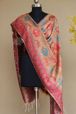 Yellow Kani Silk Dupatta with Bootas