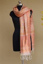Ivory Kani Silk Dupatta