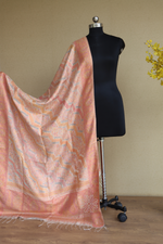Ivory Kani Silk Dupatta