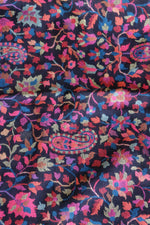 Black Kani Men Fine Wool Shawl