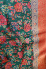 Green Kani Zari Pallu Silk Saree