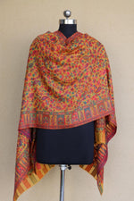 Yellow Kani Fine Wool Shawl