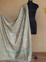 Sage Green Kani Silk Jamawar Dupatta Imperial Weaves