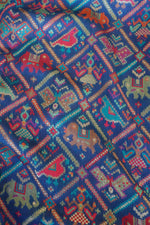 Blue Kani Silk Saree