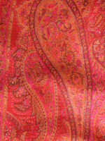 Red Kani Silk Jamawar Paisley DupattaImperial Weaves