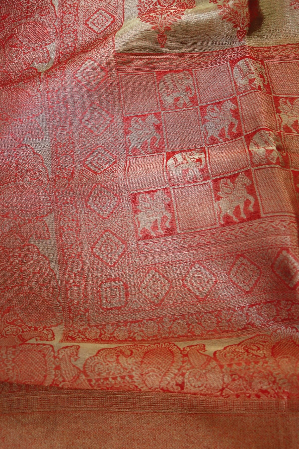 Green Kani Zari Pallu Silk Saree