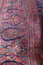 Navy Blue Kani Silk Saree