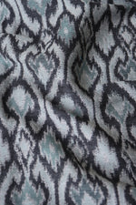 Black Kani Ikkat Fine Wool Shawl