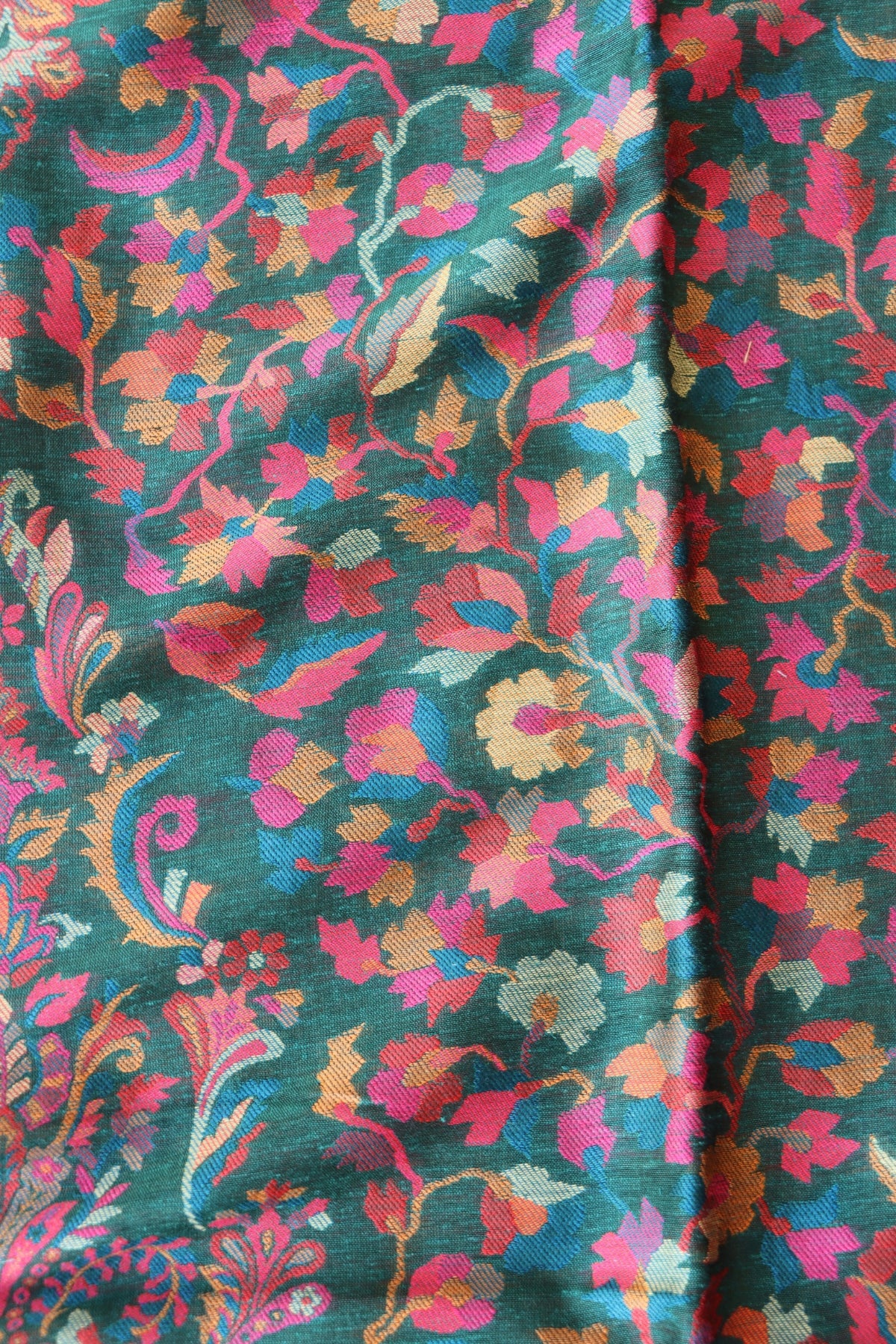 Green Kani Chanderi Silk Suit