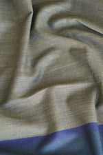 Olive Green Fine Wool Zari Embroidered Unstitched Suit