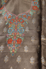 Black Kani Tissue Silk Suit