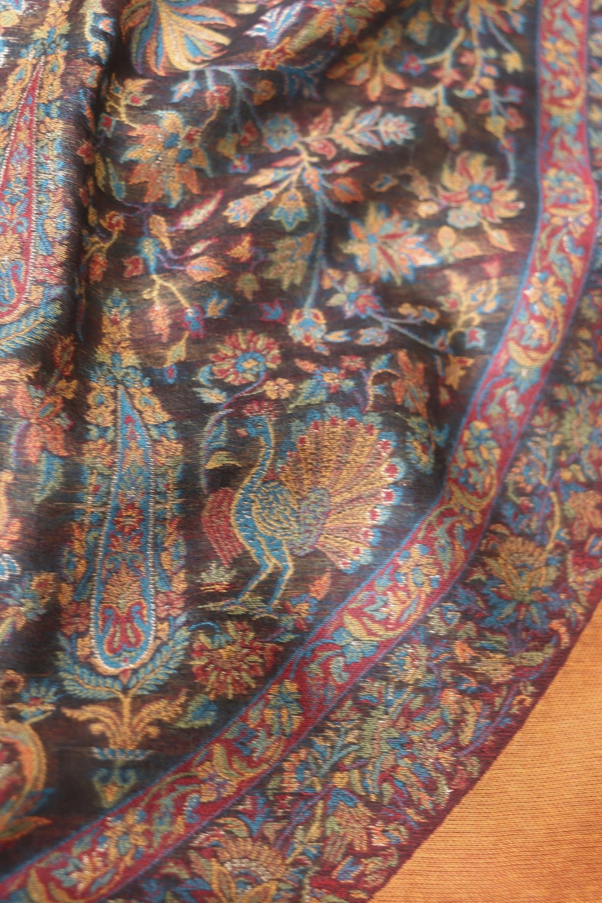 Peacock Design scarf