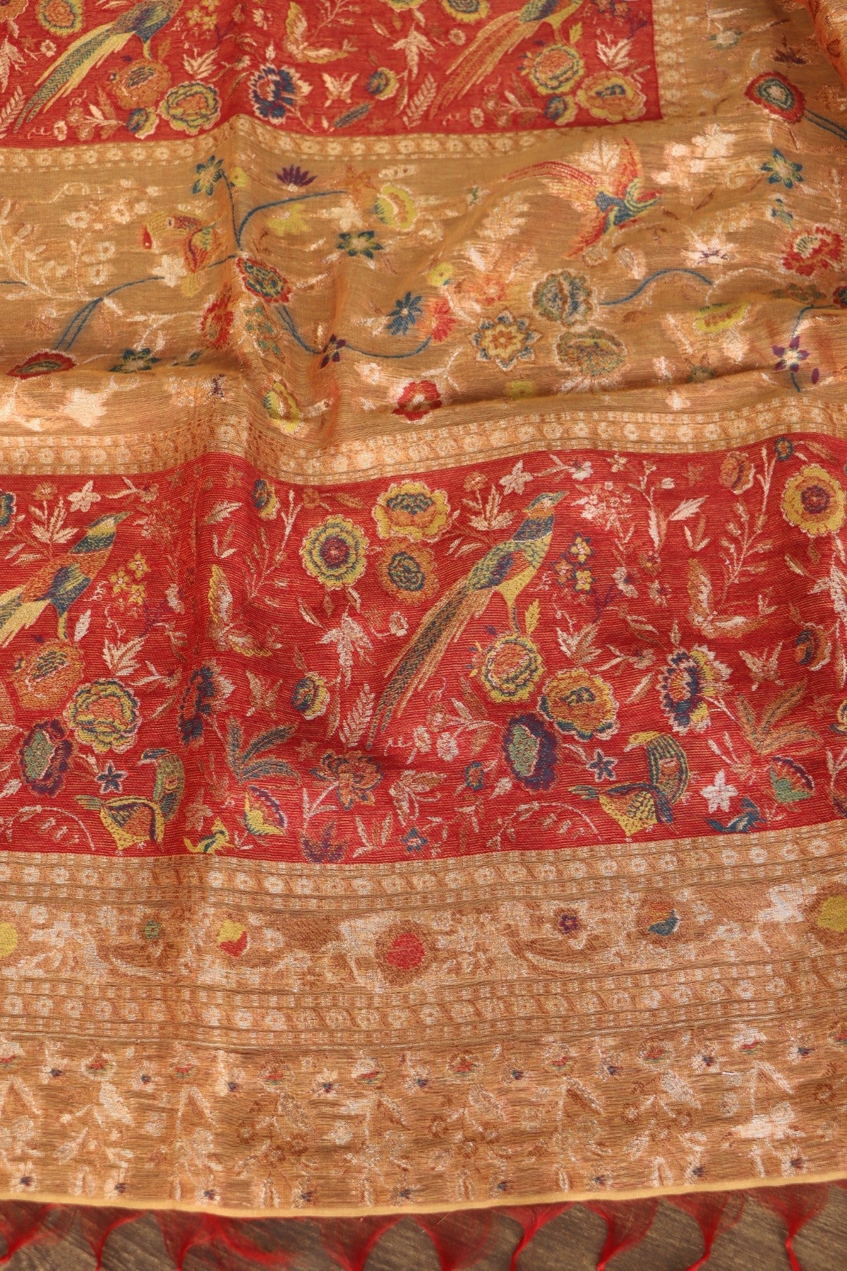 Sunset Yellow Kani Silk Suit