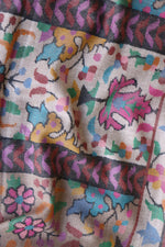 Beige All over Kani Pashmina Shawl