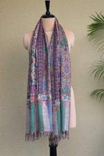 Beige All over Kani Pashmina Shawl