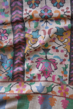 Beige All over Kani Pashmina Shawl