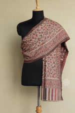 Beige Kani Men Fine Wool Shawl