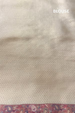 Beige All Over Kani Organza Silk Saree