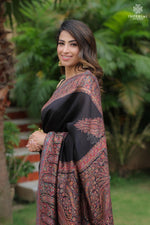 Black Kni Silk Saree - Imperial Weaves