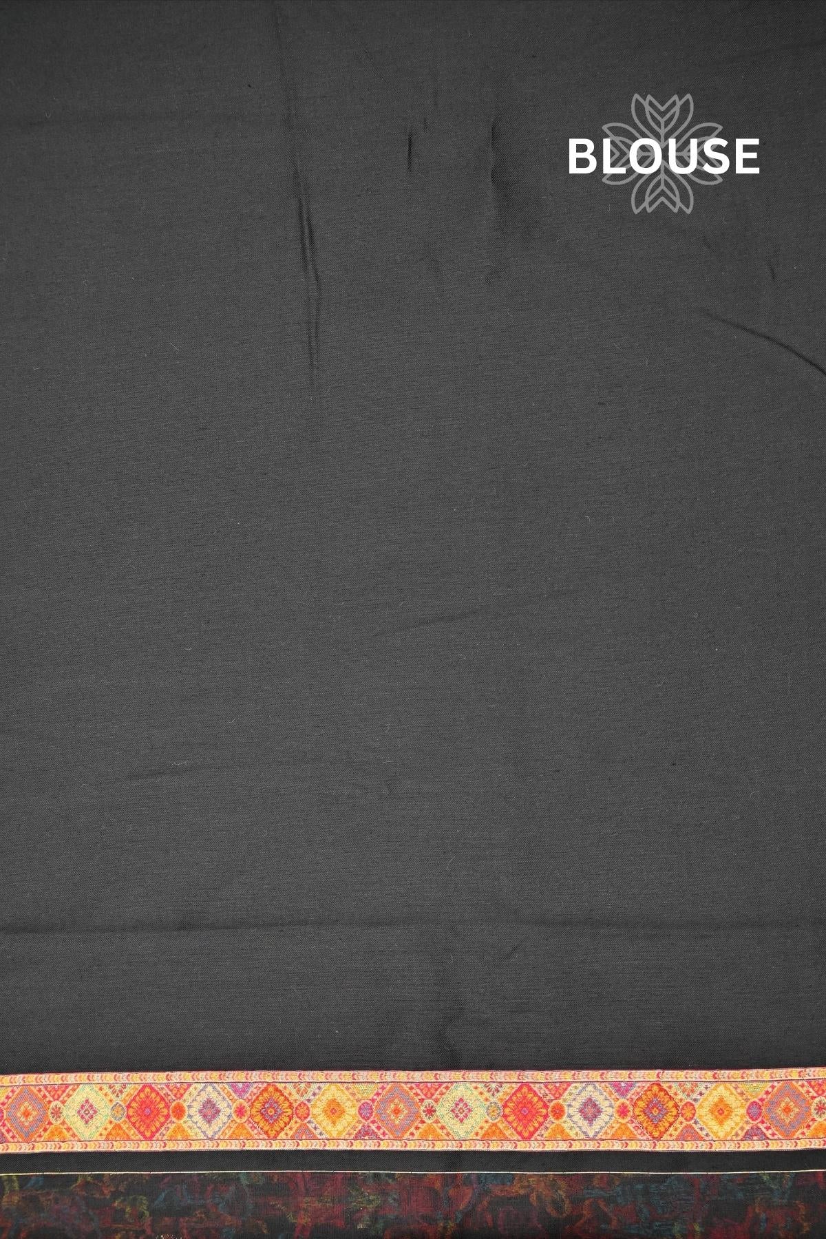 Black Kani Zari Pallu Silk Saree