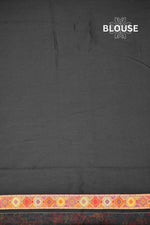 Black Kani Zari Pallu Silk Saree