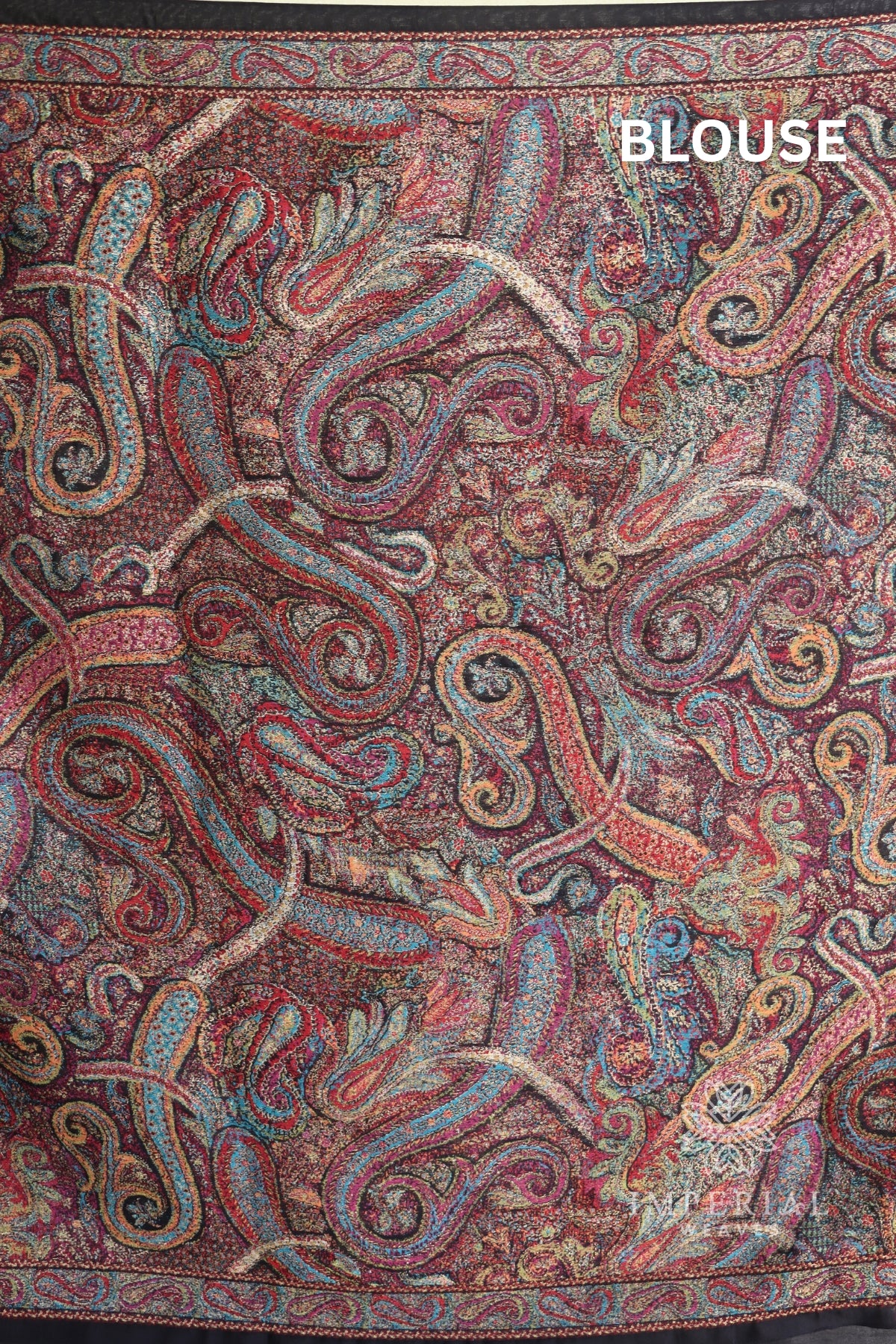 Black Kani Antique Jamawar Silk Saree