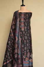 Black Kani Organza Silk Suit