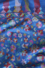 Blue All over Kani Pashmina Shawl