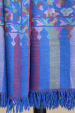 Blue All over Kani Pashmina Shawl