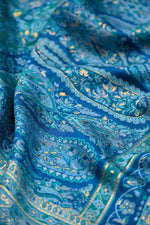 Blue Kani Pallu Silk Saree