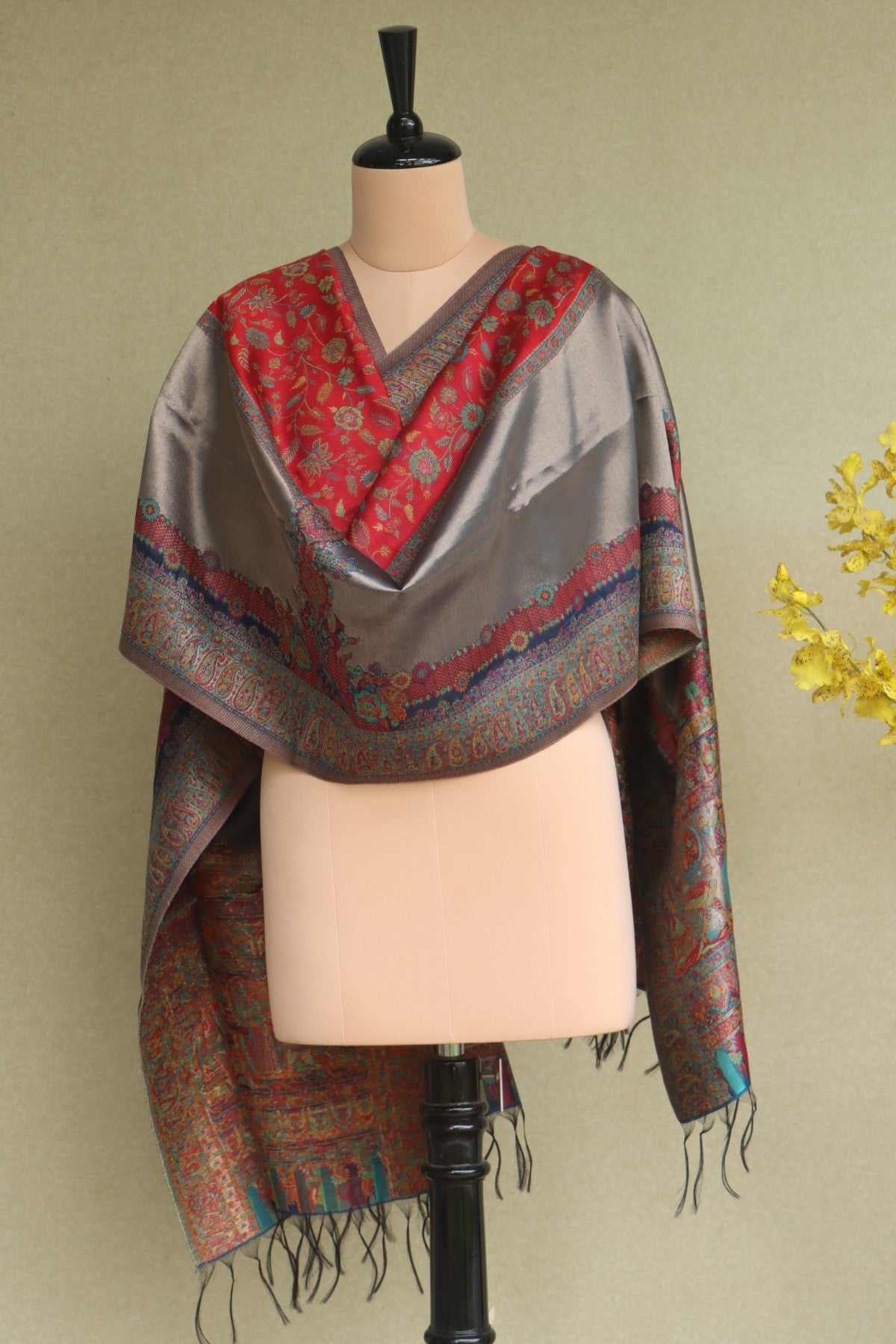 Colorful patterned moonlight scarf