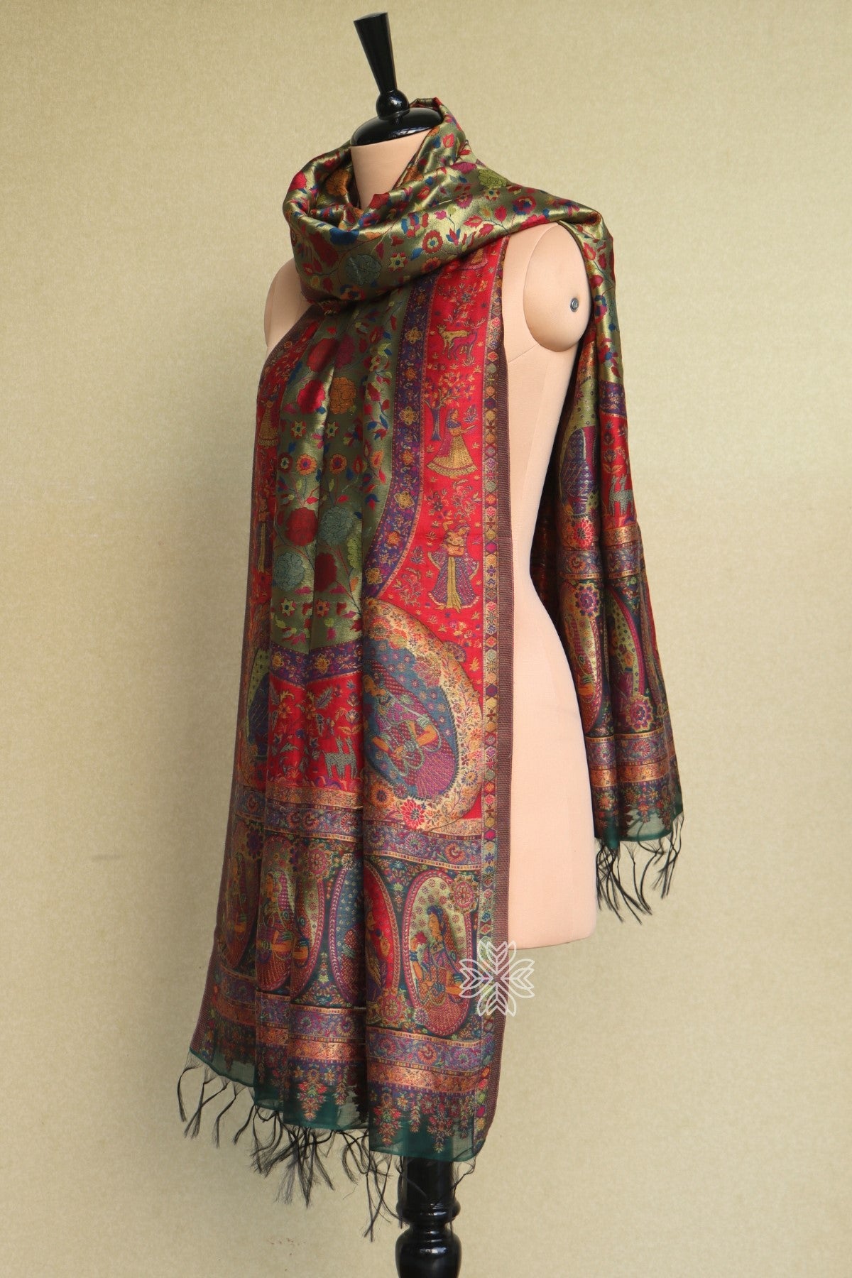 Darbar kashmiri Kani Dupatta