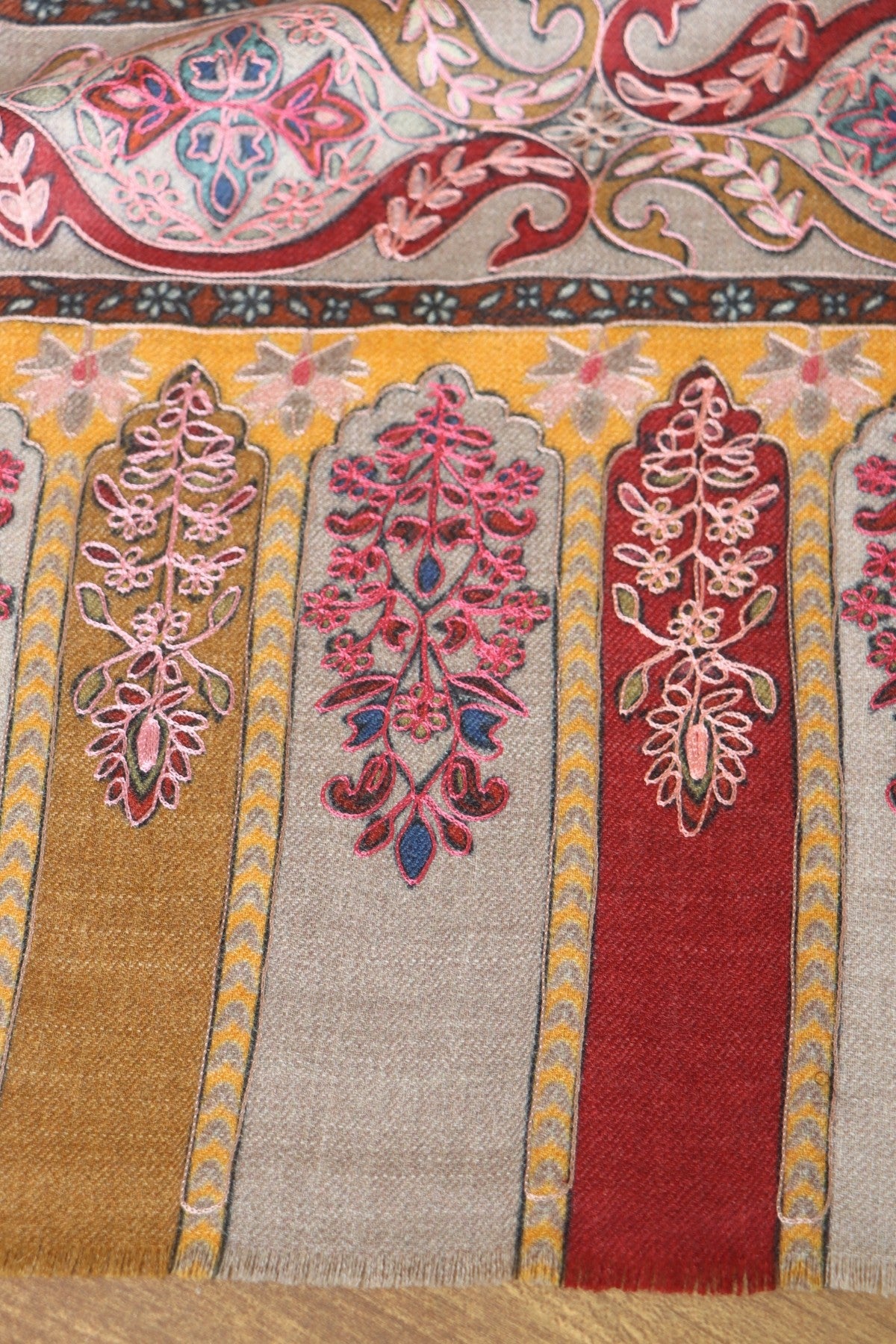 Embroidered Shawl Wrap