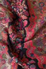 Black Kani Fine Wool Shawl