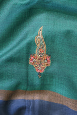 Green Fine Wool Embroidered Unstitched Suit