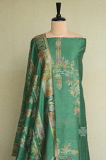 Green Kani Silk Suit
