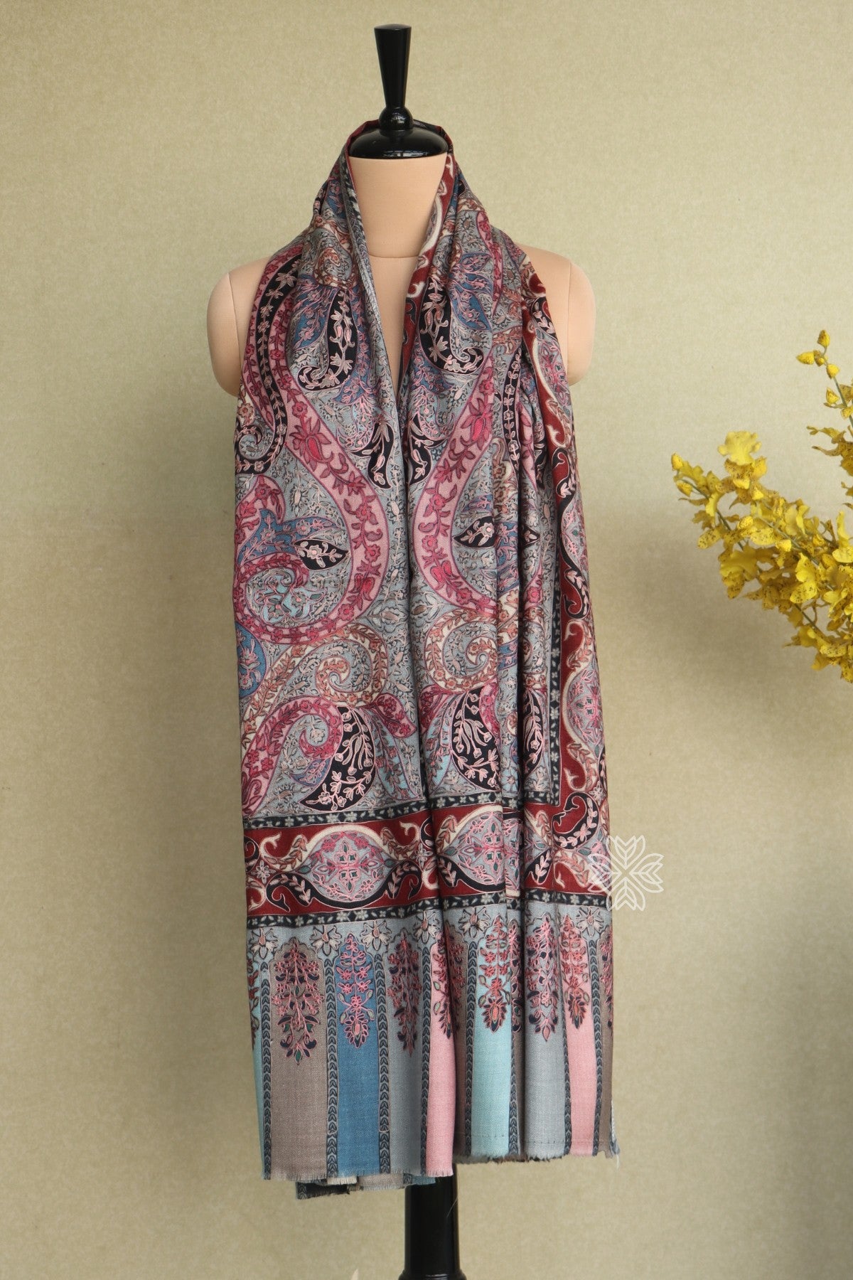 Kashmiri Embroidery Wrap for wedding