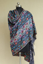 Grey All over Kani Pashmina Shawl