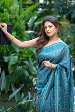 Original Kashmiri Kani Silk Saree