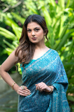 Grey Kani Silk Saree
