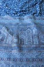 Blue Kani Chanderi Silk Saree