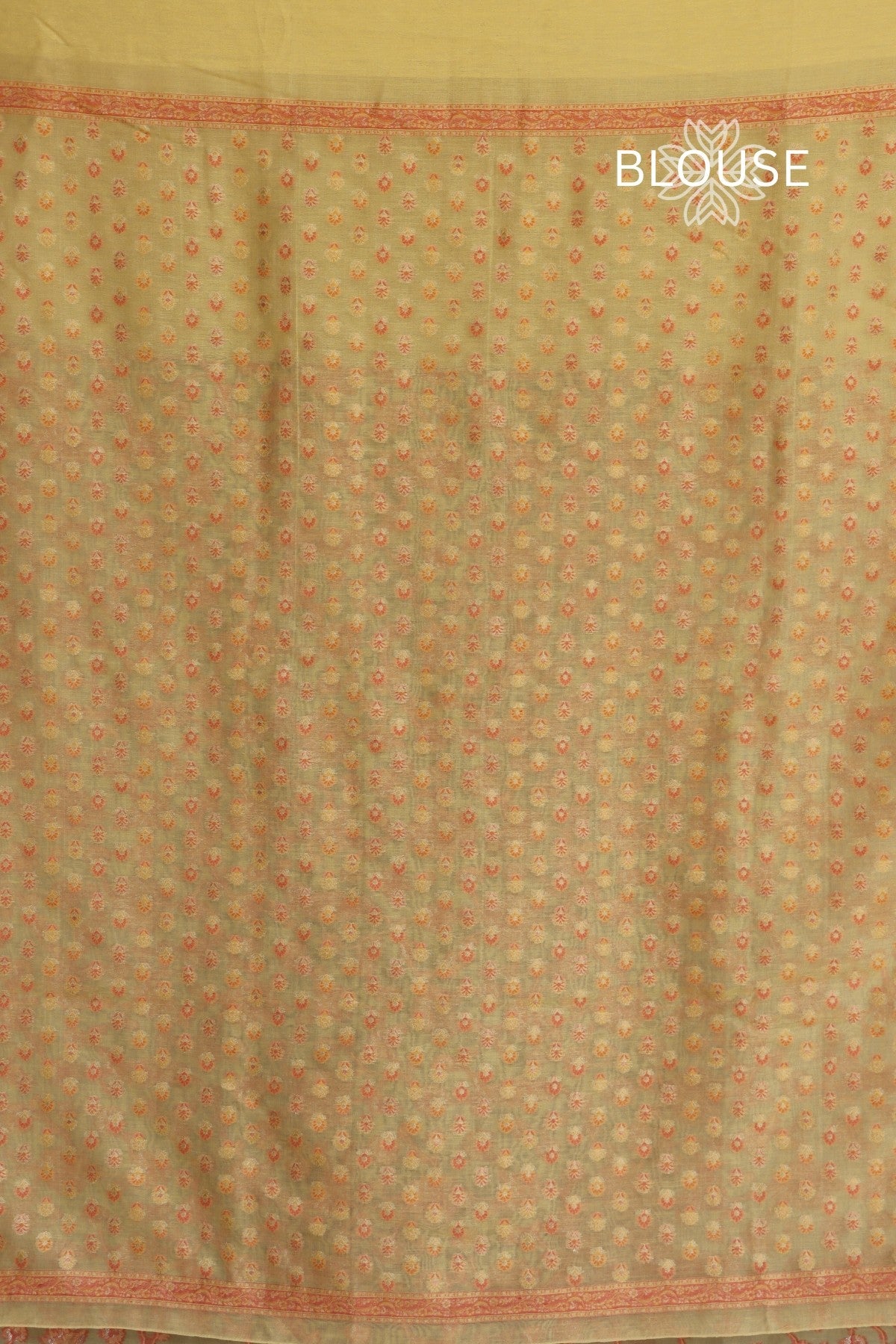 Yellow Kani Chanderi Silk Saree